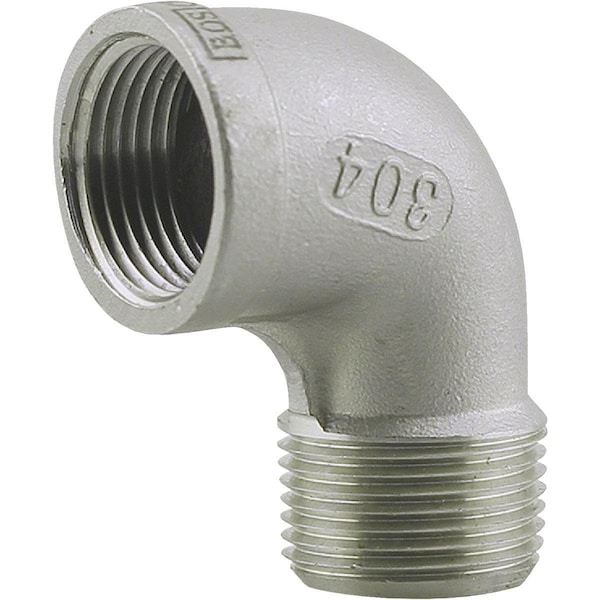 Plumbeeze PLUMB-EEZE 3/4 In. FIP 90 Deg. Stainless Steel Street Elbow 1/4 Bend U2-SSSE-07 - main